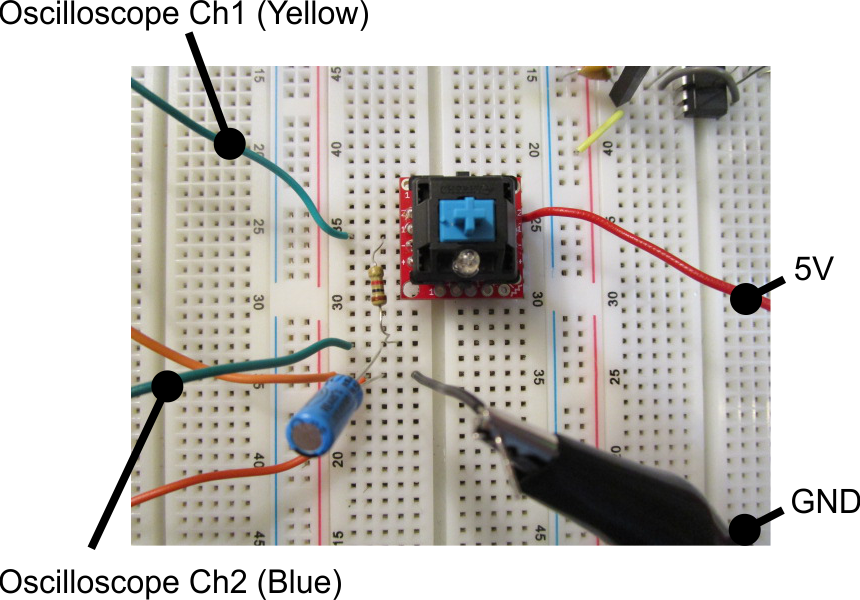 Photo of Breadboard and Components