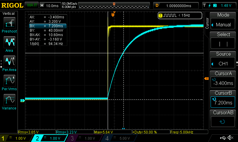 Screen Capture of Oscilloscope