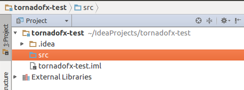 IntelliJ Screenshot Showing Project Artifacts